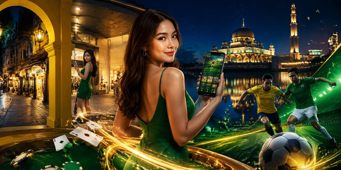 Permainan poker dalam talian dengan suasana Putrajaya bergaya Malaysia